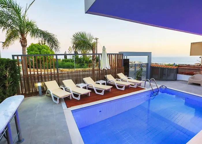 Melania Luxury With Private Heated Pool Vila Klorakas